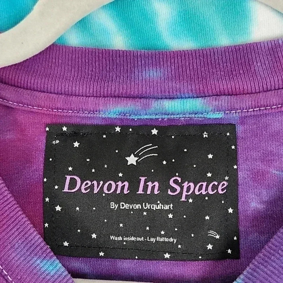 Super funky tie dyed top by Devin In Space - Picture 7 of 7